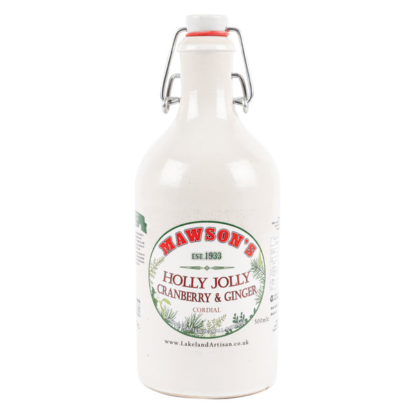 Holly Jolly Cordial 500ml Stone Crock