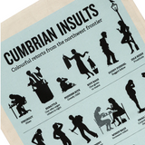 Cumbrian Insults Tea Towel